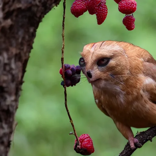 Prompt: trail cam footage of donald trump eating berries