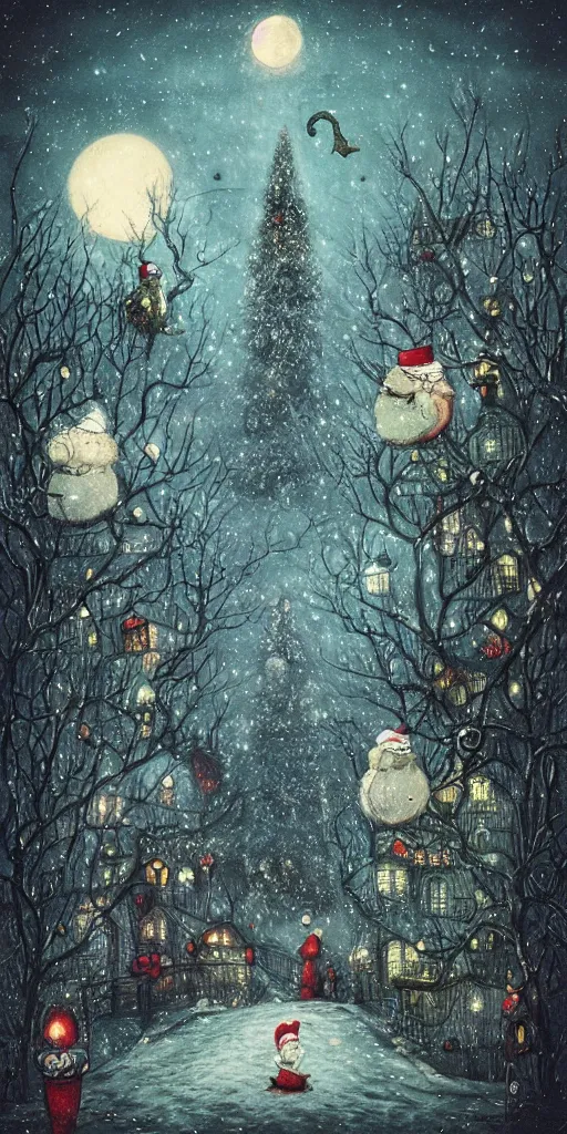 Image similar to christmas eve by alexander jansson