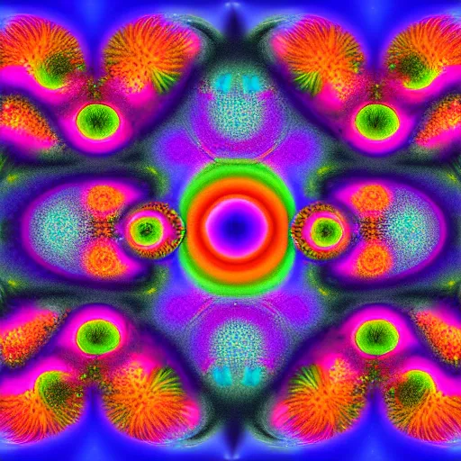 Prompt: psychedelic fractals, vibrant