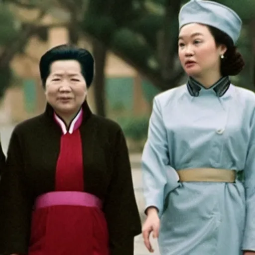 Image similar to film still of mao zedong in the new mean girls movie