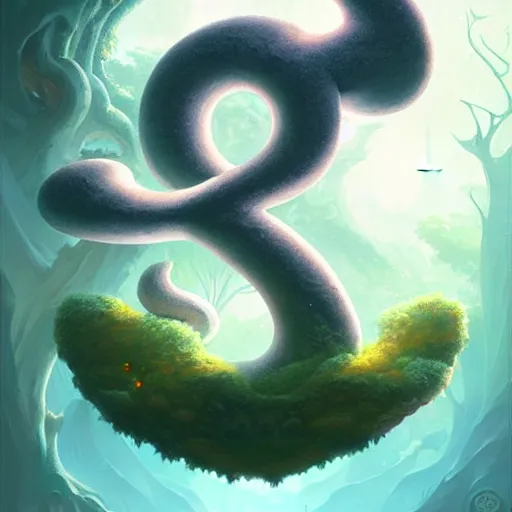 Prompt: cloud forest magical glyph enso by andreas rocha and peter mohrbacher and james jean