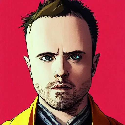 Image similar to portrait of jesse pinkman as the architect, anime fantasy illustration by tomoyuki yamasaki, kyoto studio, madhouse, ufotable, trending on artstation