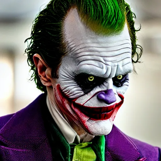 Image similar to Willem DaFoe as the Joker