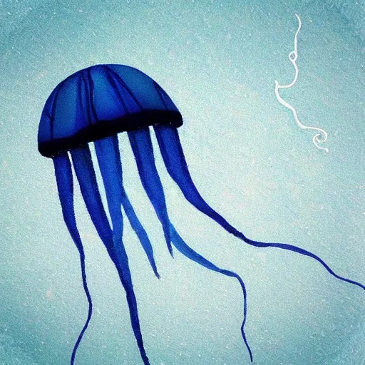 Prompt: “jellyfish in the storm”