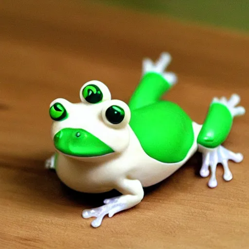 Image similar to frog in yogurt