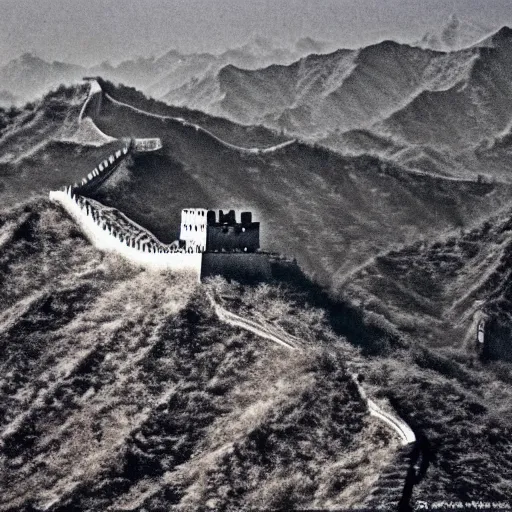 Prompt: “Great Wall of China on the moon”