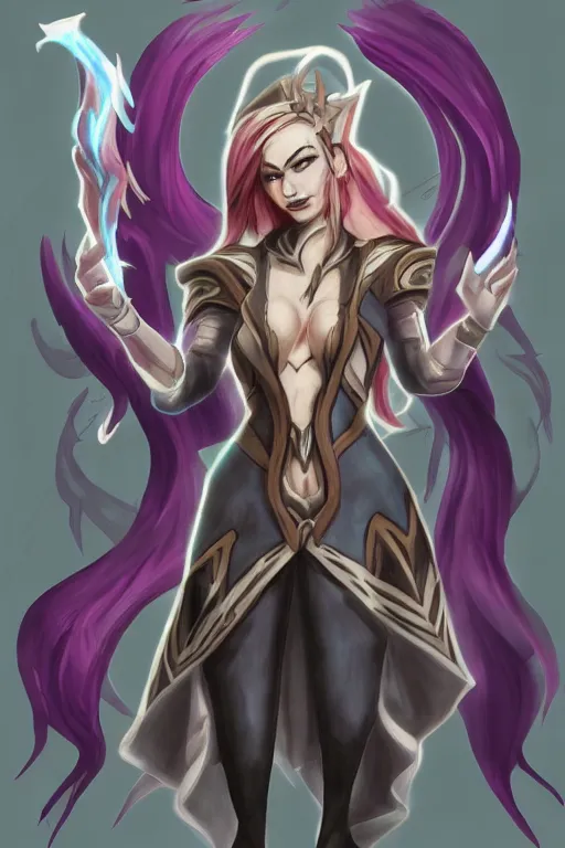 Image similar to arcane character, league of legends, by alexis wanneroy