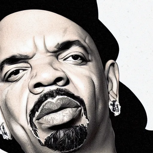 Prompt: portrait of ice - t made from iced tea, photorealistic, dramatic lighting