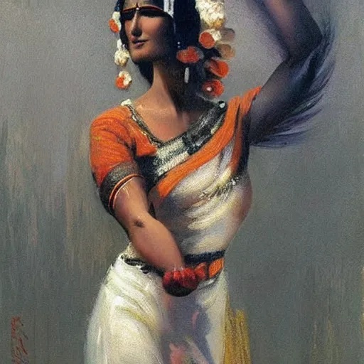 Image similar to a variety of shapes and textures. The conceptual art is full of movement and energy, and the viewer can find new details with each look. art deco, Indian by Nikolai Ge organic