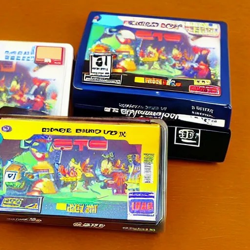 Prompt: “ an ebay photo of a nintendo 6 4 game box for a game titled ‘ nishi ’ s dream ’ ”