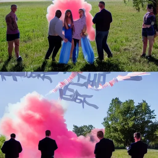 Image similar to 9/11 gender reveal