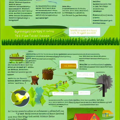 Prompt: infographic showing how grass is made