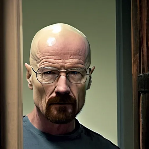 Image similar to Walter White trapped in the backrooms