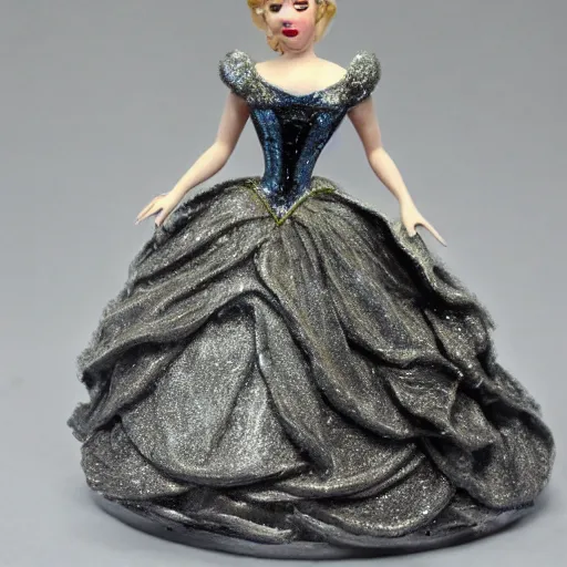 Image similar to cinderella, highly detailed, photo