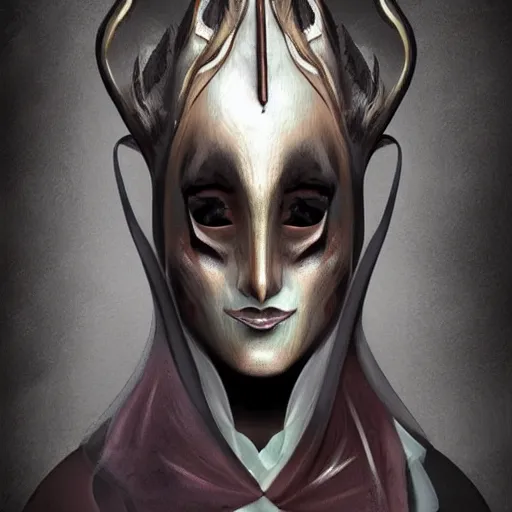 Image similar to dark character design inspired by venice carnival, concept art, smooth