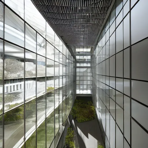 Image similar to architectural photography of nature meets architecture concept office buildings, architecture by Skidmore, Owings & Merrill, natural light