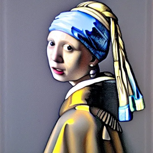 Image similar to painting of man with a Pearl Earring