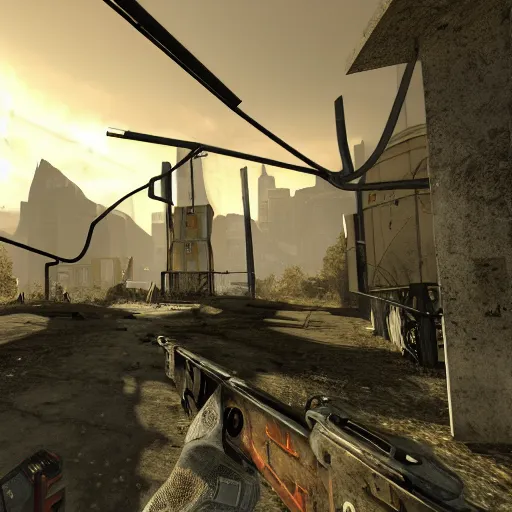 Image similar to Screenshot of Half-life 3