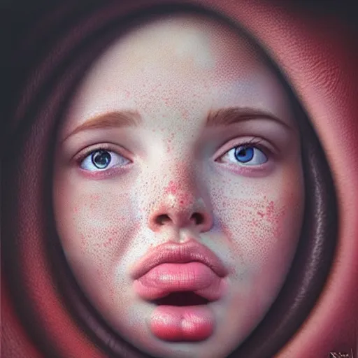 Prompt: beautiful hyperrealism hyperdetailed selfie of a cute young woman sitting in her car, flushed face, red blush, light freckles, puffy lips, soft features, 8 k, sharp focus, art by irakli nadar, instagram