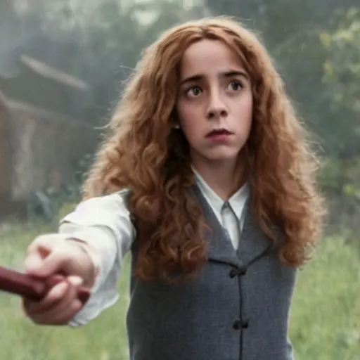 Prompt: film still of Hermione Granger.