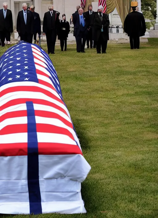 Image similar to funeral for donald trump and joe biden