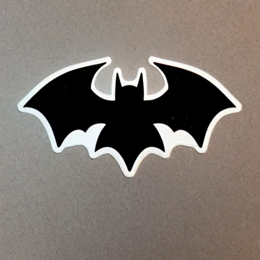 Image similar to symmetrical bat sticker