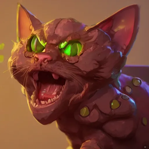 Prompt: a DND cat slime monster, made by Stanley Artgerm Lau, WLOP, Rossdraws, ArtStation, CGSociety, concept art, cgsociety, octane render, trending on artstation, artstationHD, artstationHQ, unreal engine, 4k, 8k,