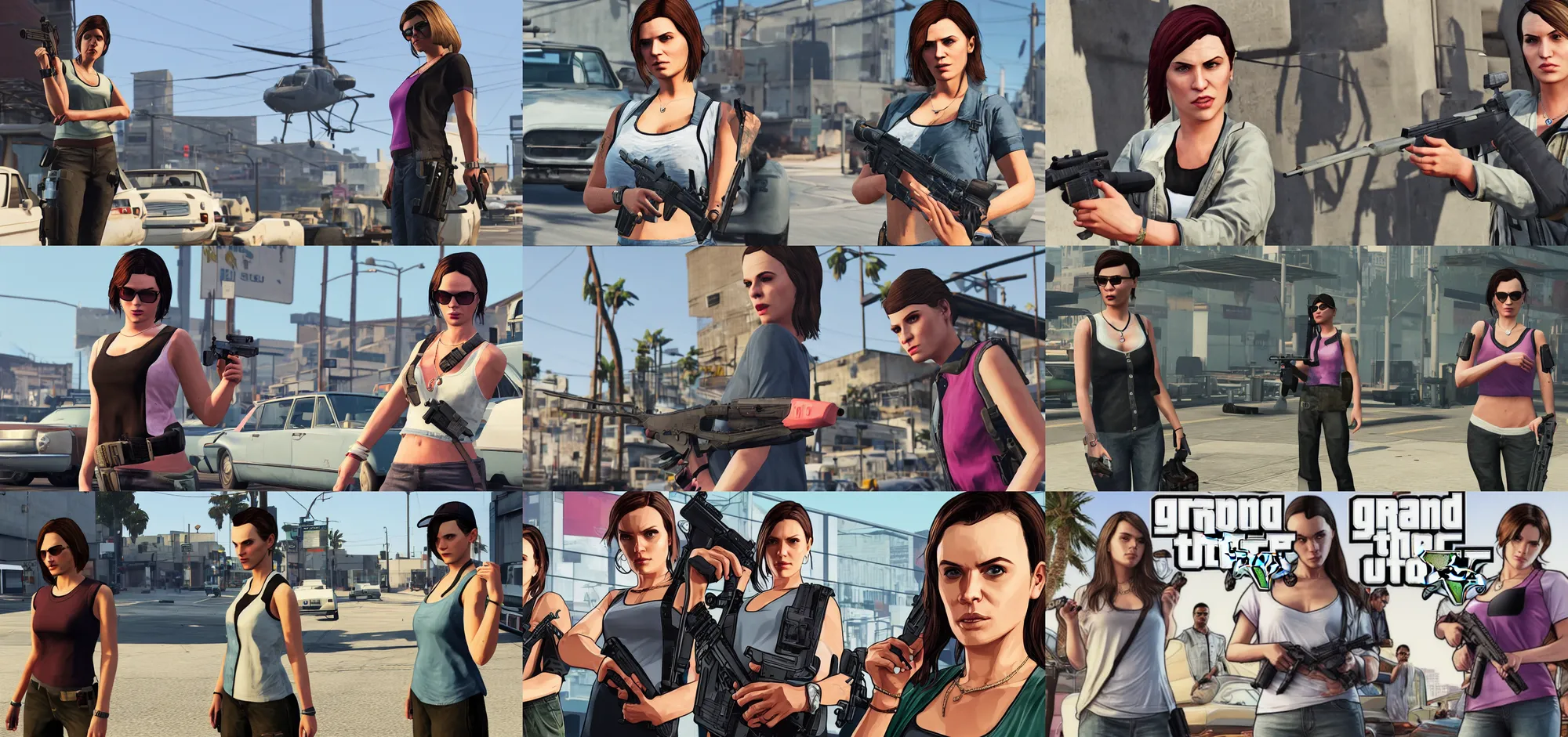 Prompt: GTA 6 grand theft auto six female protagonist