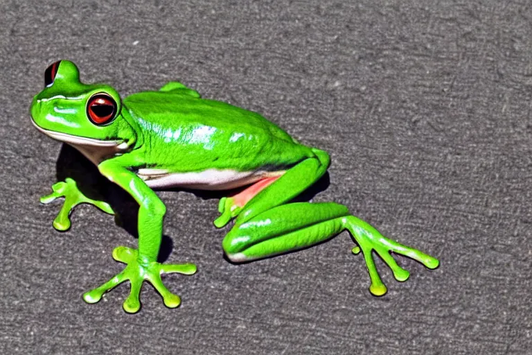 Image similar to frog man