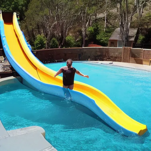 Image similar to dean ween waterslide