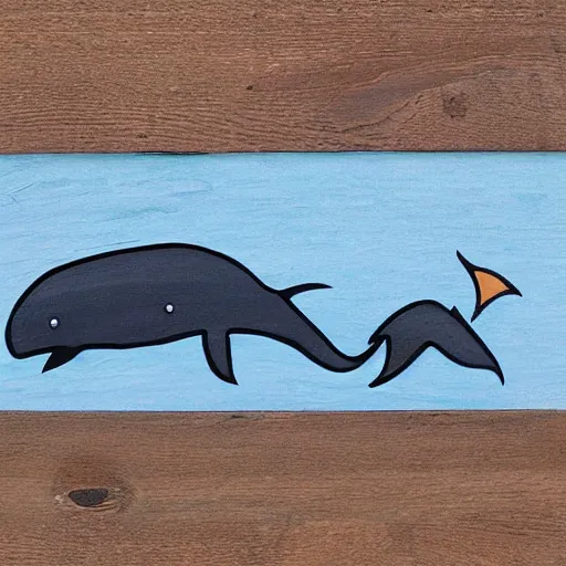 Image similar to whale in style of haida gwaii, pacific northwest, native american art, simple