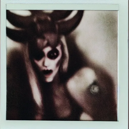 Prompt: demon polaroid