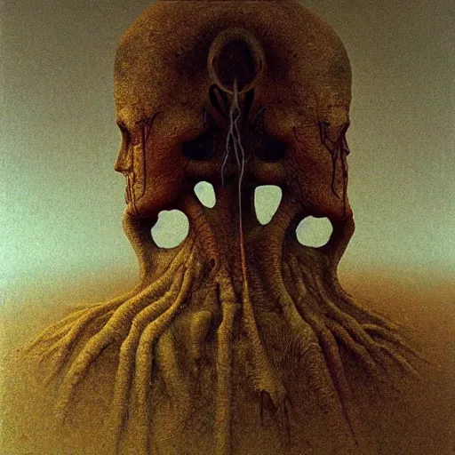 Prompt: geidi prime, realistic art beksinski style, highly detailed