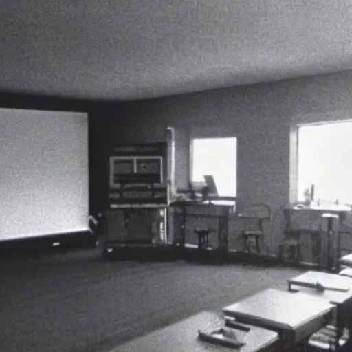 Prompt: vhs footage of the backrooms