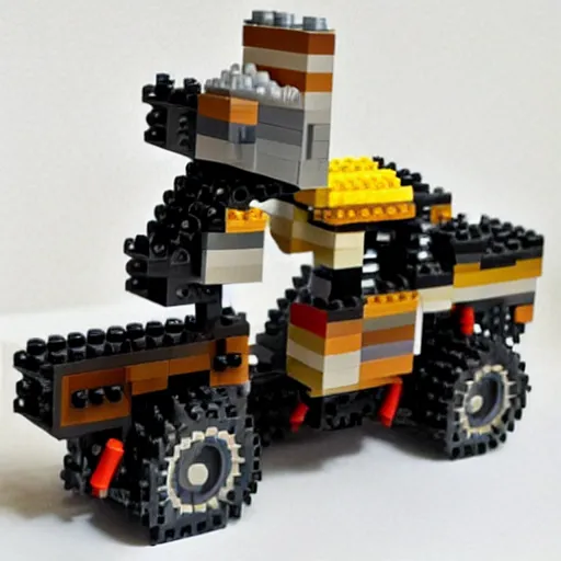 Prompt: mad Max lego