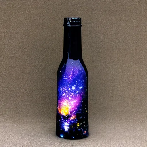 Image similar to galaxy in bottle