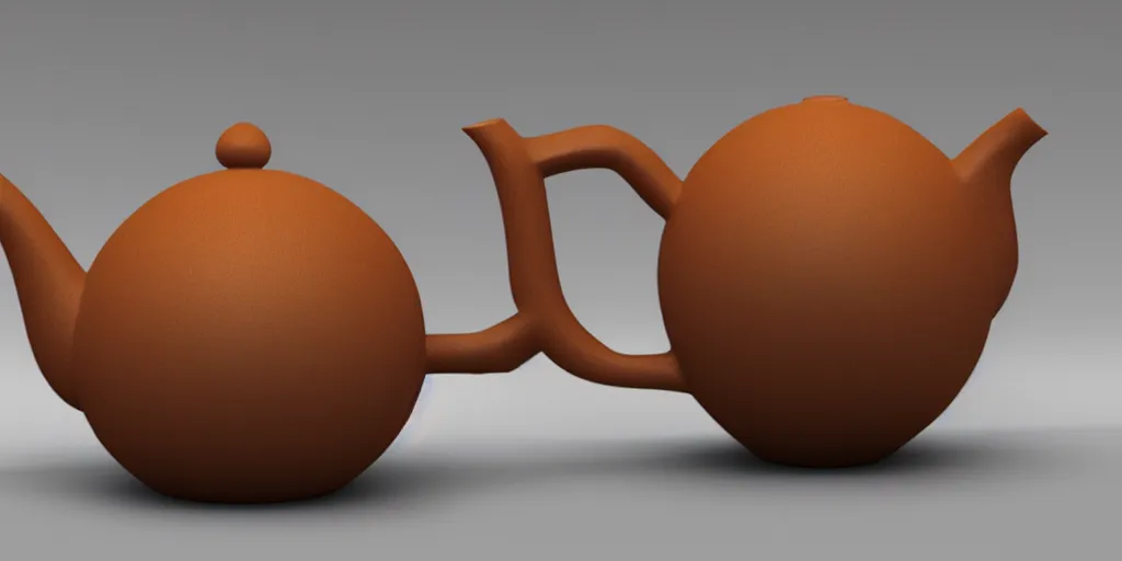 Prompt: « 3 d photorealistic teapot »