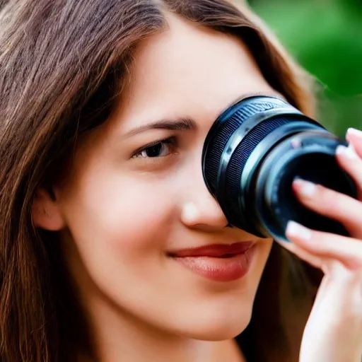 Image similar to closeup photo shot of a women, photography