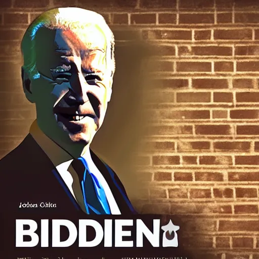 Image similar to Joe Biden as Godfather, digital art