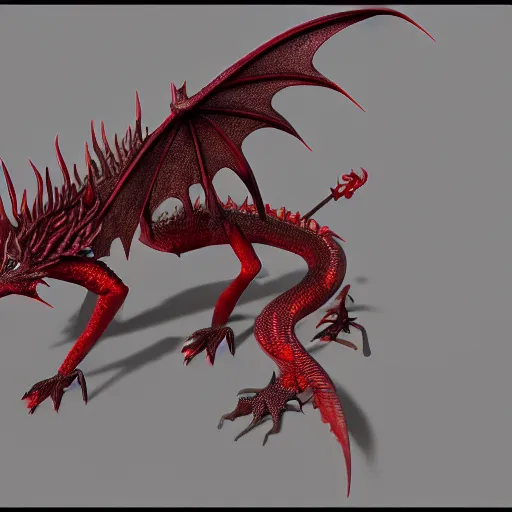 Image similar to 🔥 🐉 🧙♂, blender 3 d render,