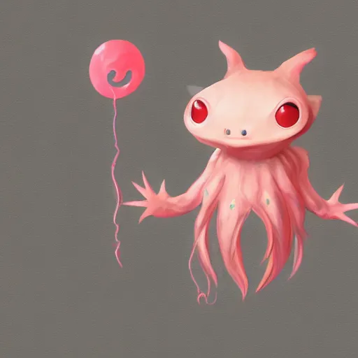 Image similar to a cute axolotl dressed as a wizard, trending on artstation