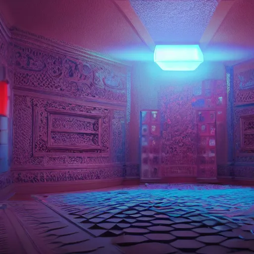 Image similar to a hyperrealistic 3 d render of a dmt trip, photorealism, dramatic lighting, volumetric lighting, 8 k, unreal engine, octane render