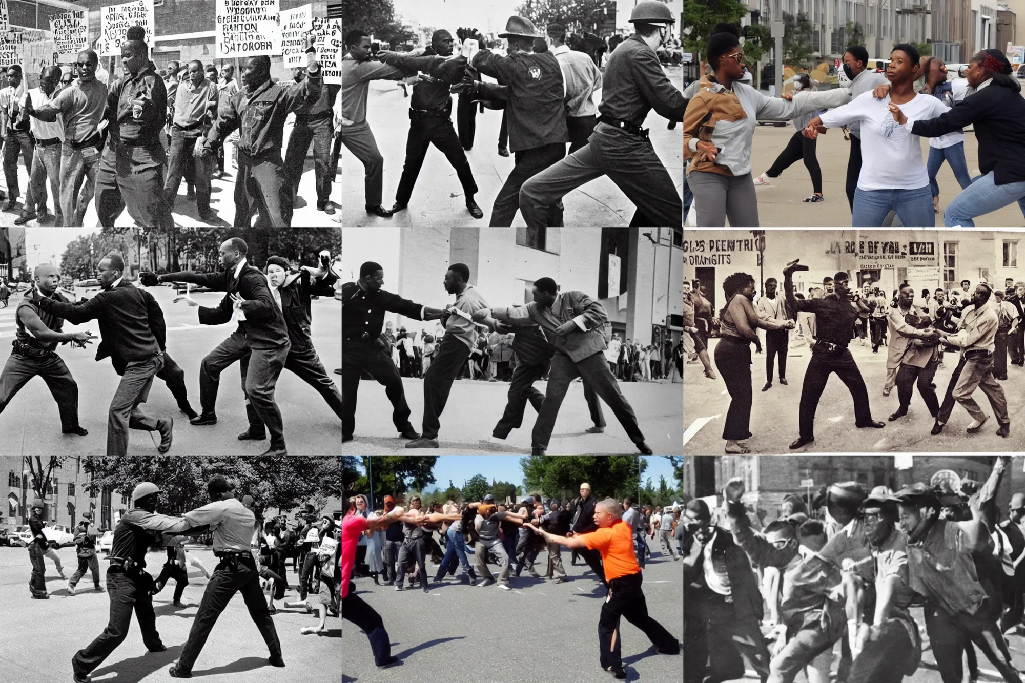 Prompt: Civil rights self-defense