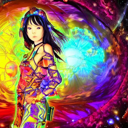 Image similar to rutowski gurney mucha shinkawa ngai kago ito esoteric hypnogogic ethereal ethereality dreamscape deepdream maximalist trippy psychedelic googledeepdream wombodeepdream primordial interplanetary nebula galaxy apophasis fractal flame inferno dragon nuclear electricity powerful incredible beautiful gorgeous beautiful pretty lady