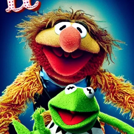 Image similar to Muppets doing drugs