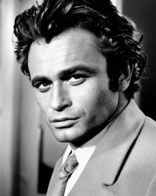 Image similar to genetic combination of peter falk and james dean, detective in overcoat, dynamic lighting, ultra detailed