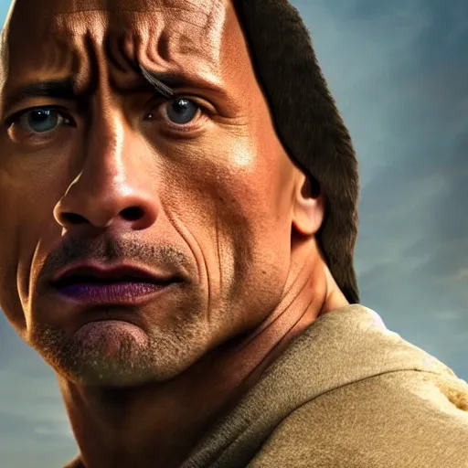 Prompt: a film still of dwayne johnson as hermione granger, studio photography, high detail, ultra high detail, 4 k, hdr, 8 k