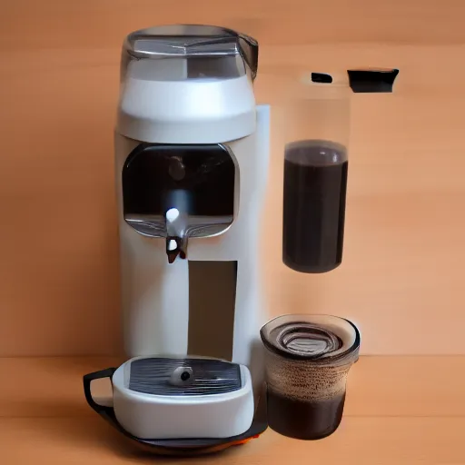 Image similar to humanoid coffee machine