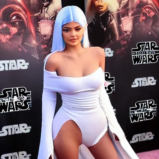 Image similar to kylie jenner in star wars
