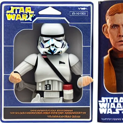 Image similar to unreleased star wars action figure in original packaging
